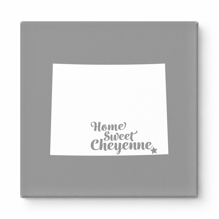 Home Sweet Cheyenne — Wyoming State Silhouette