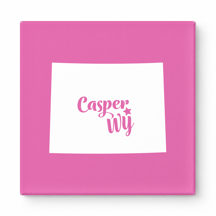Home Sweet Casper — Wyoming State Silhouette