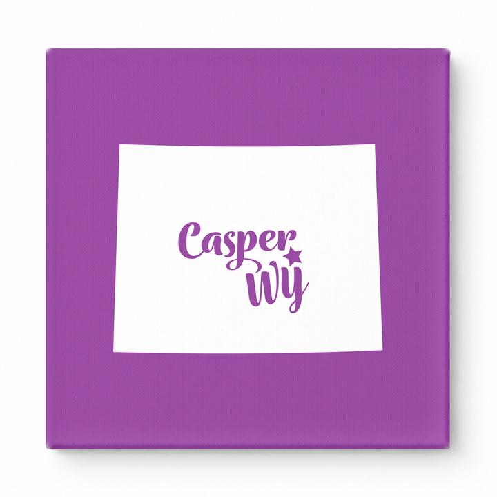 Home Sweet Casper — Wyoming State Silhouette