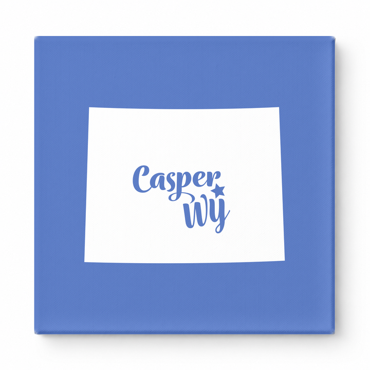 Home Sweet Casper — Wyoming State Silhouette