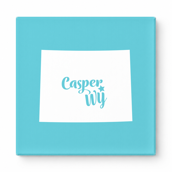 Home Sweet Casper — Wyoming State Silhouette