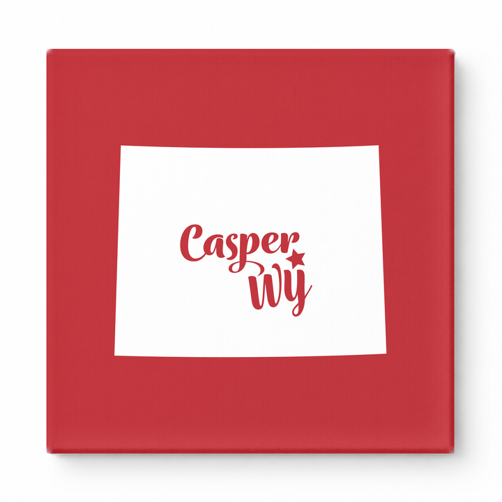 Home Sweet Casper — Wyoming State Silhouette