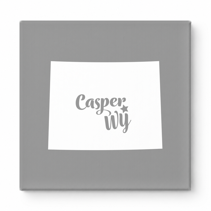 Home Sweet Casper — Wyoming State Silhouette