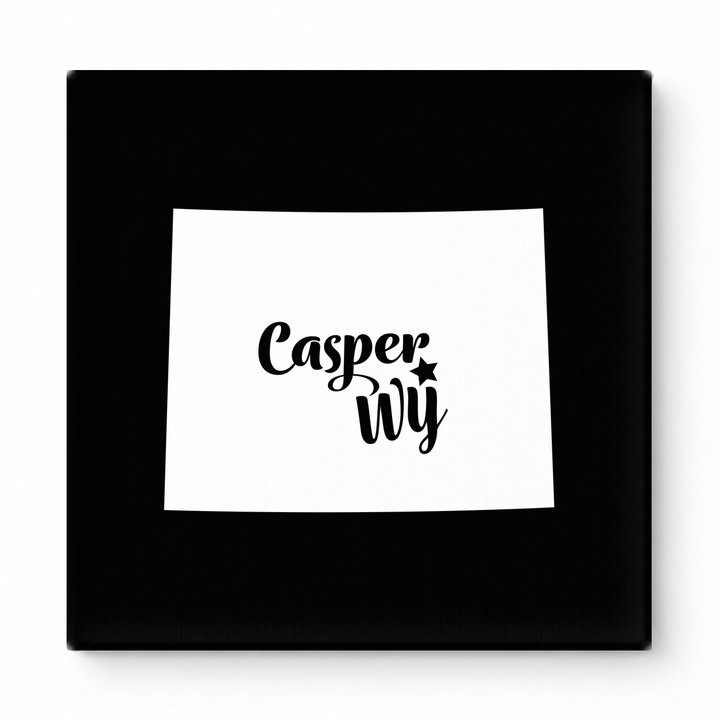 Home Sweet Casper — Wyoming State Silhouette