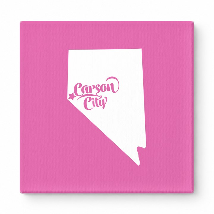 Home Sweet Carson City — Nevada State Silhouette