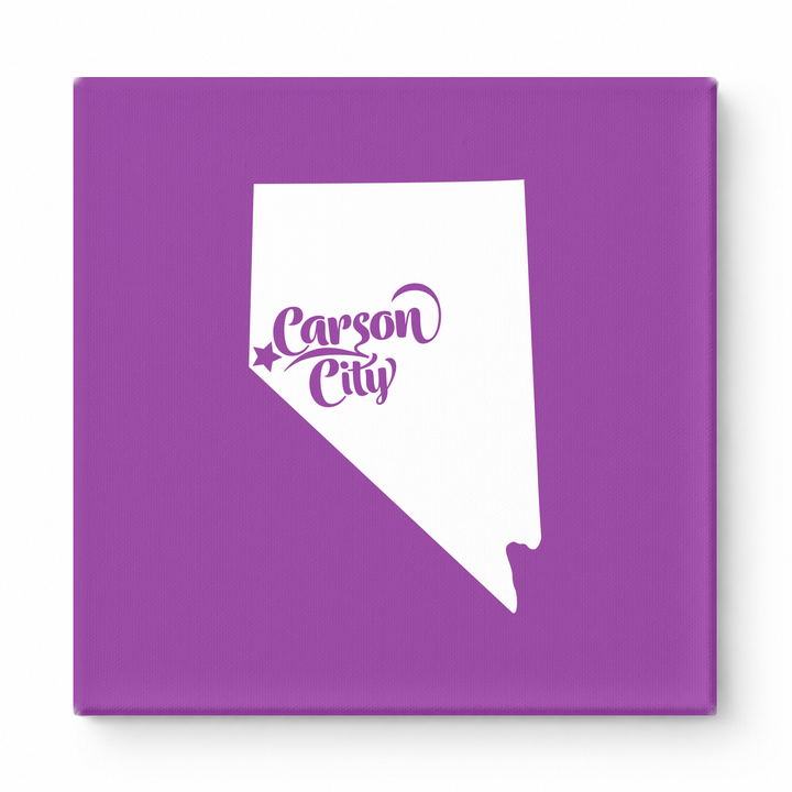 Home Sweet Carson City — Nevada State Silhouette