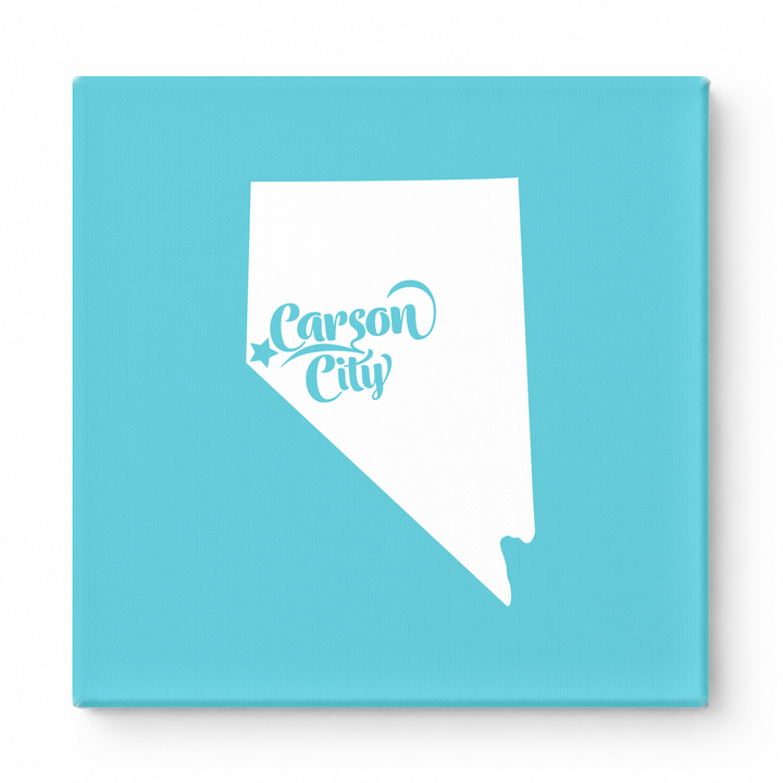 Home Sweet Carson City — Nevada State Silhouette