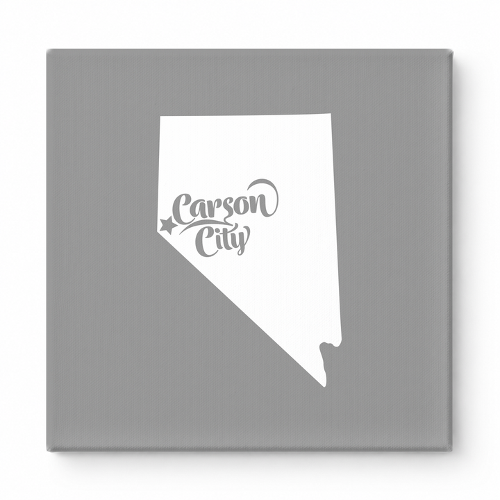 Home Sweet Carson City — Nevada State Silhouette