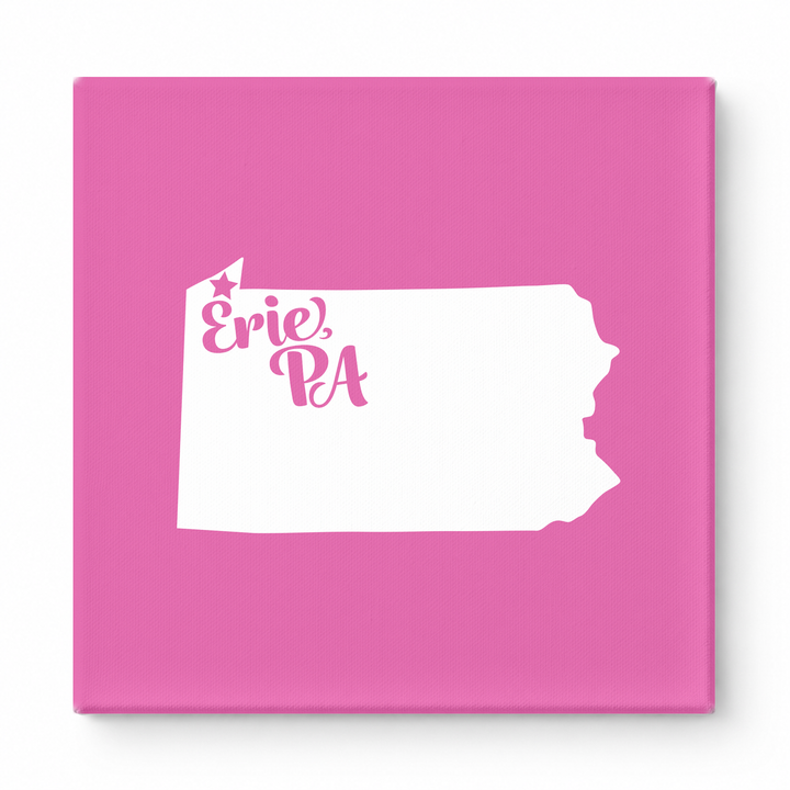 Home Sweet Erie — Pennsylvania State Silhouette