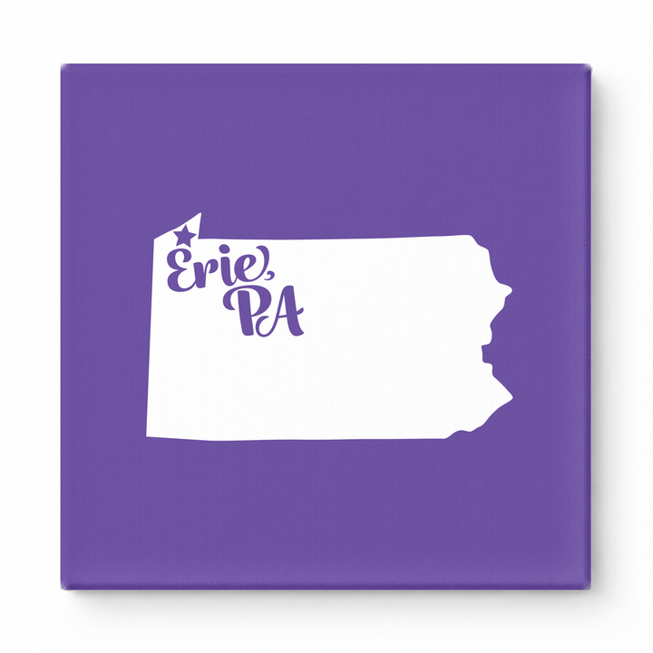 Home Sweet Erie — Pennsylvania State Silhouette