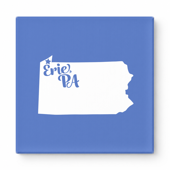 Home Sweet Erie — Pennsylvania State Silhouette