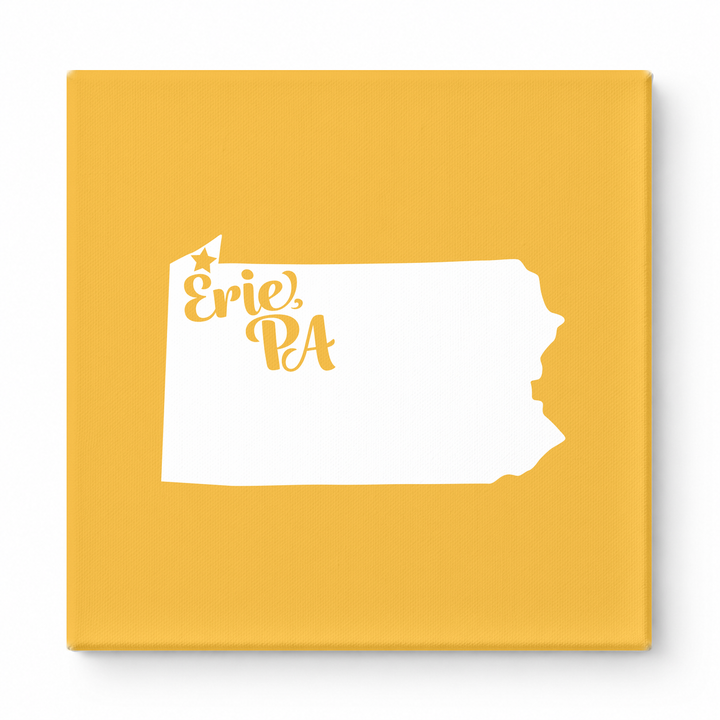 Home Sweet Erie — Pennsylvania State Silhouette