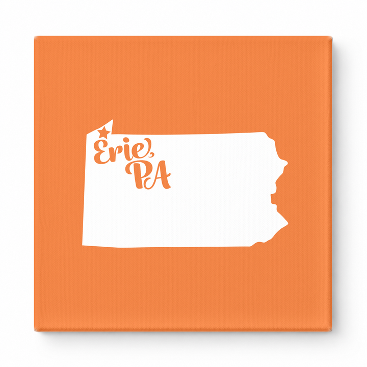 Home Sweet Erie — Pennsylvania State Silhouette