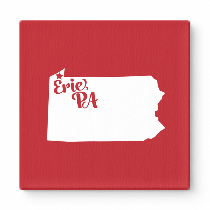 Home Sweet Erie — Pennsylvania State Silhouette