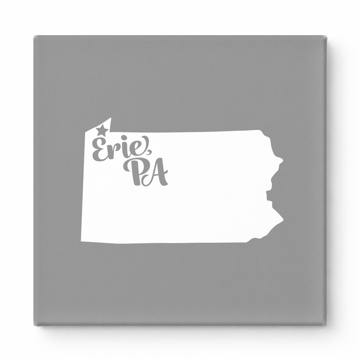 Home Sweet Erie — Pennsylvania State Silhouette