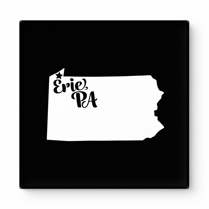 Home Sweet Erie — Pennsylvania State Silhouette