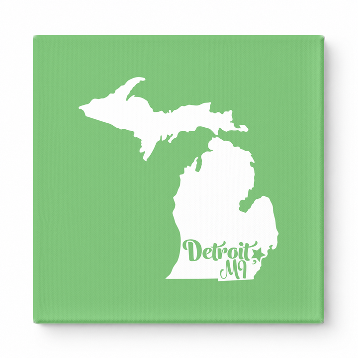Home Sweet Detroit — Michigan State Silhouette