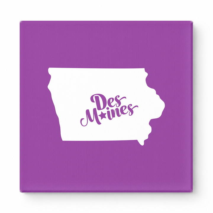 Home Sweet Des Moines — Iowa State Silhouette