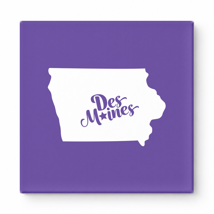 Home Sweet Des Moines — Iowa State Silhouette