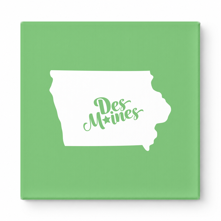 Home Sweet Des Moines — Iowa State Silhouette
