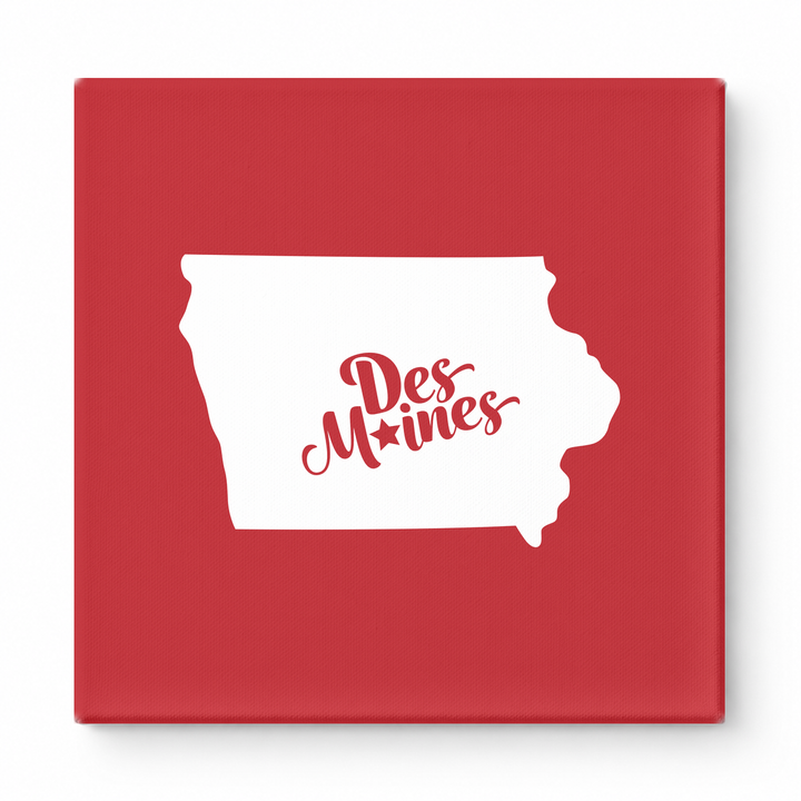 Home Sweet Des Moines — Iowa State Silhouette