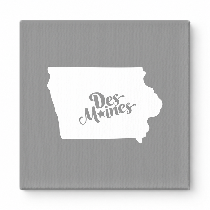 Home Sweet Des Moines — Iowa State Silhouette