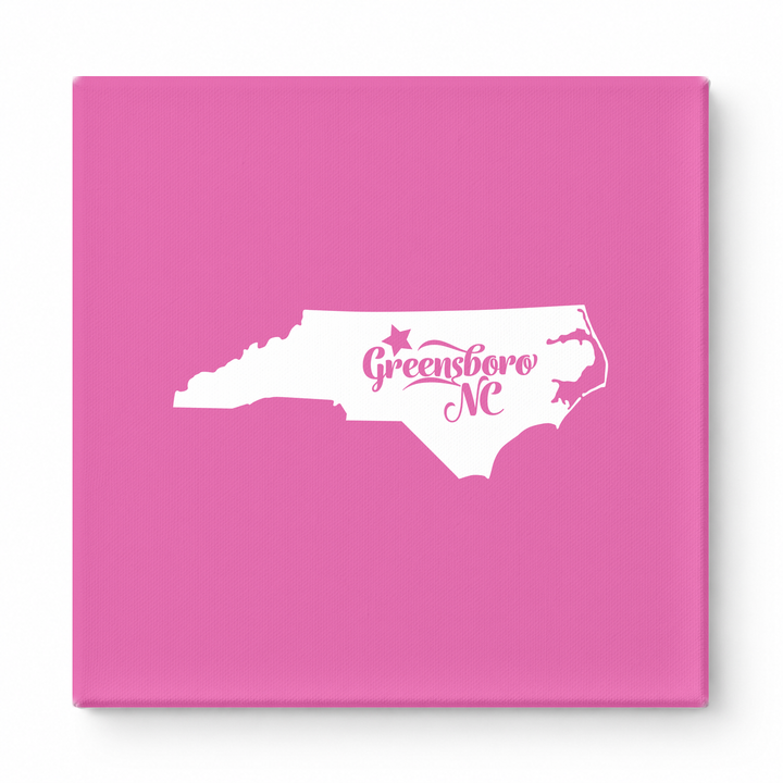 Home Sweet Greensboro — North Carolina State Silhouette