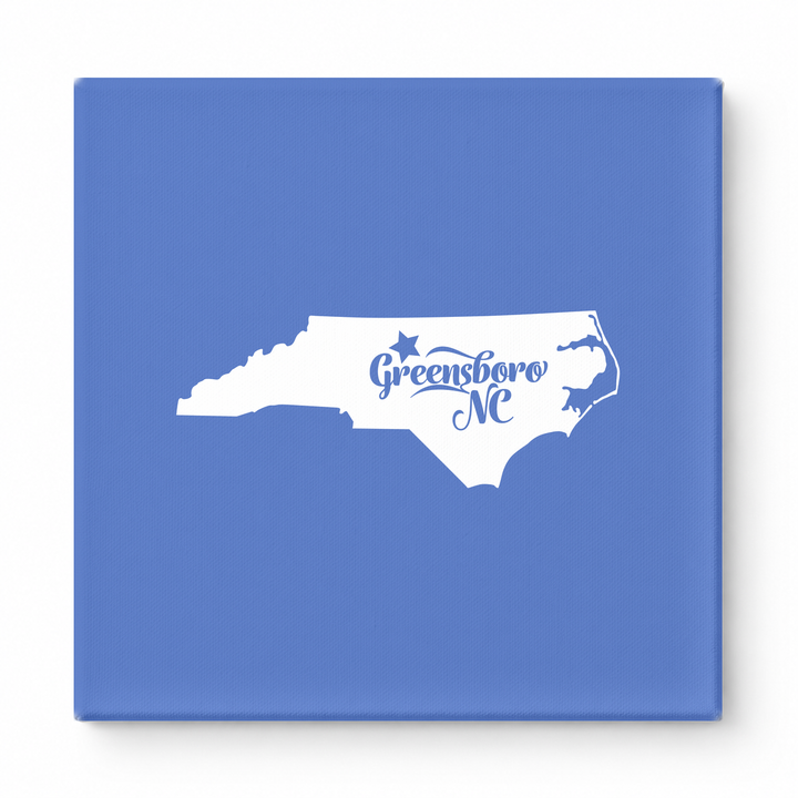Home Sweet Greensboro — North Carolina State Silhouette