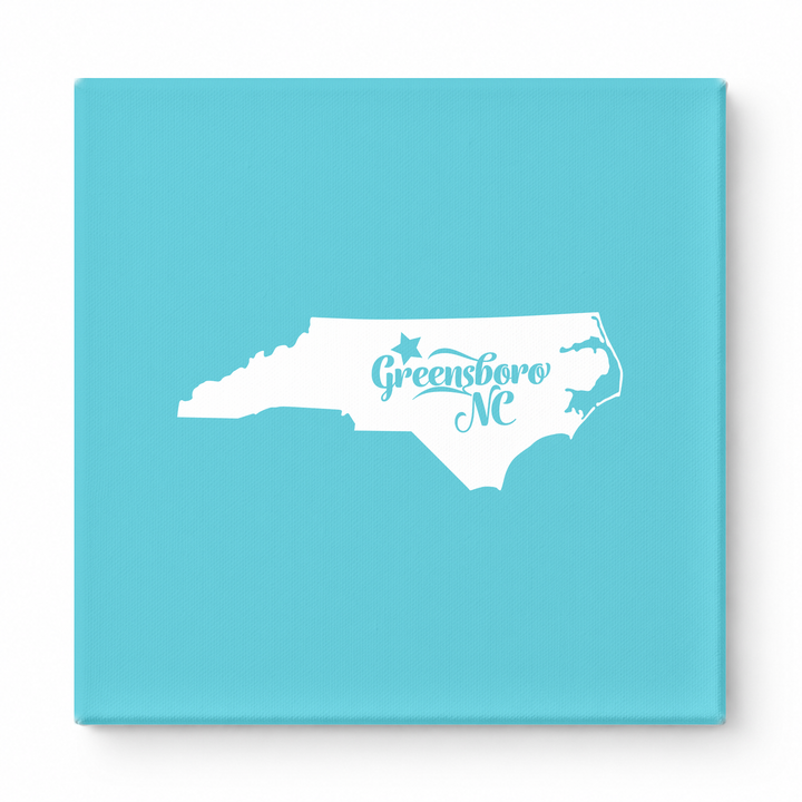 Home Sweet Greensboro — North Carolina State Silhouette
