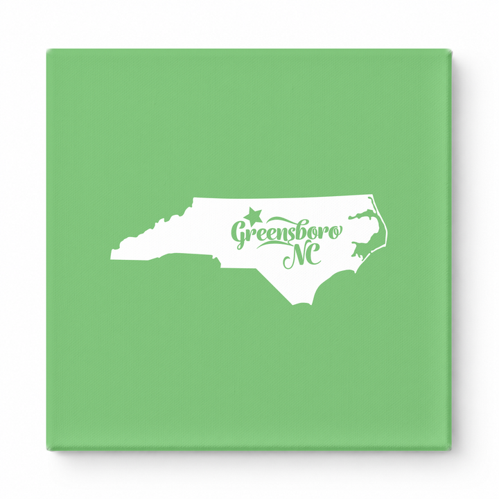 Home Sweet Greensboro — North Carolina State Silhouette