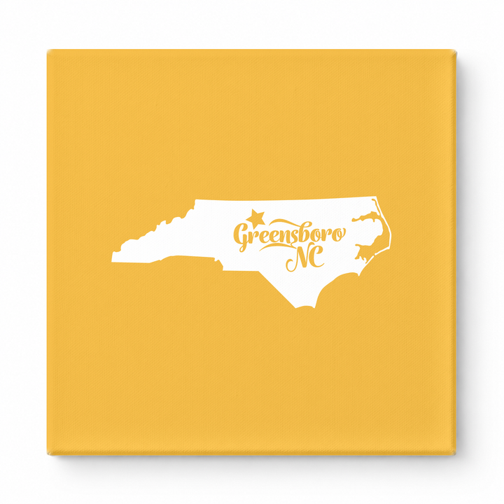 Home Sweet Greensboro — North Carolina State Silhouette