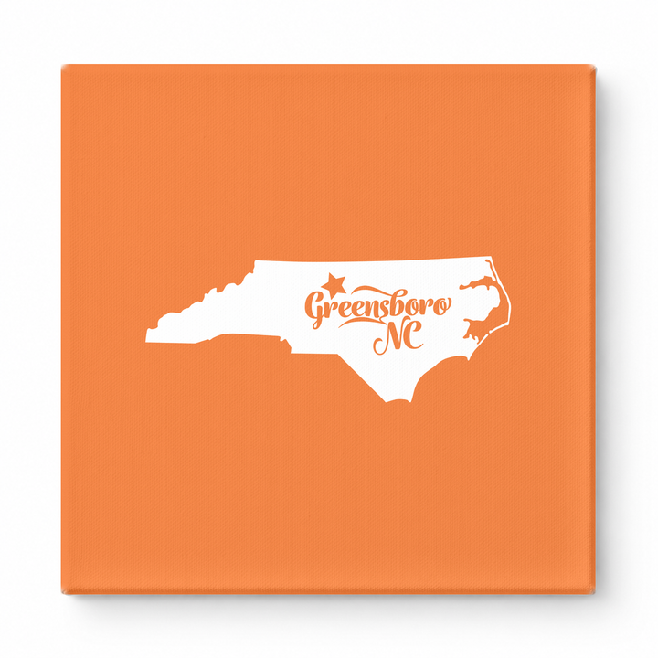 Home Sweet Greensboro — North Carolina State Silhouette