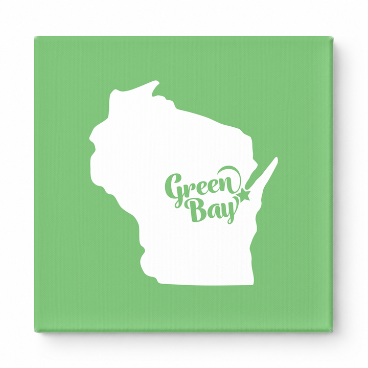 Home Sweet Green Bay — Wisconsin State Silhouette