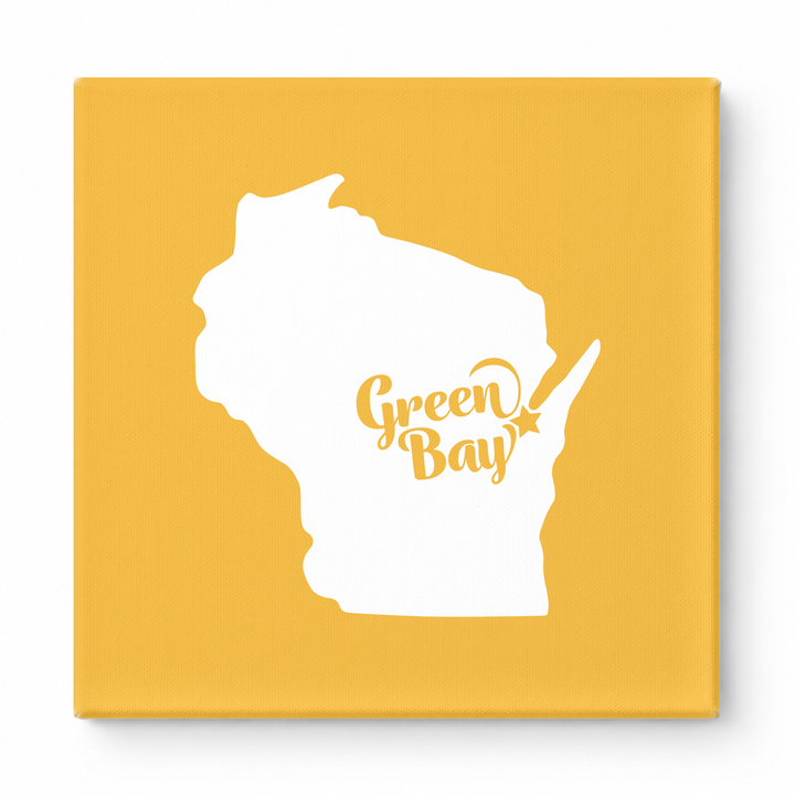 Home Sweet Green Bay — Wisconsin State Silhouette