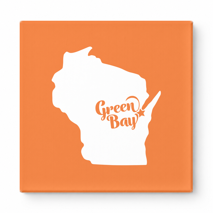 Home Sweet Green Bay — Wisconsin State Silhouette