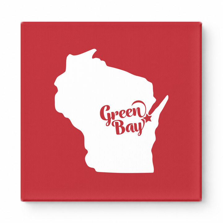 Home Sweet Green Bay — Wisconsin State Silhouette