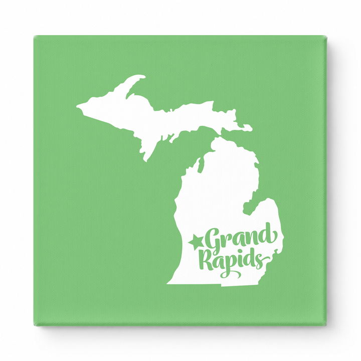 Home Sweet Grand Rapids — Michigan State Silhouette