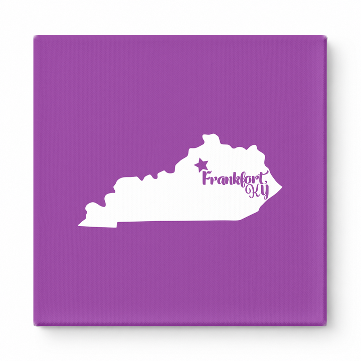 Home Sweet Frankfort — Kentucky State Silhouette
