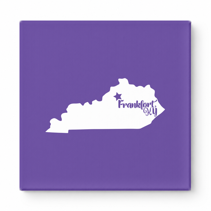 Home Sweet Frankfort — Kentucky State Silhouette
