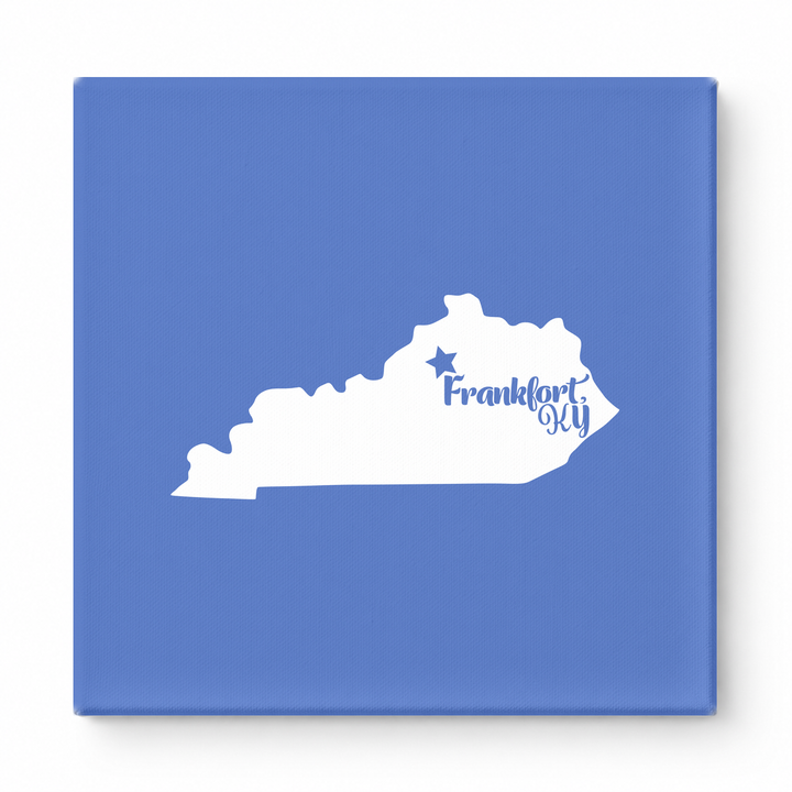 Home Sweet Frankfort — Kentucky State Silhouette