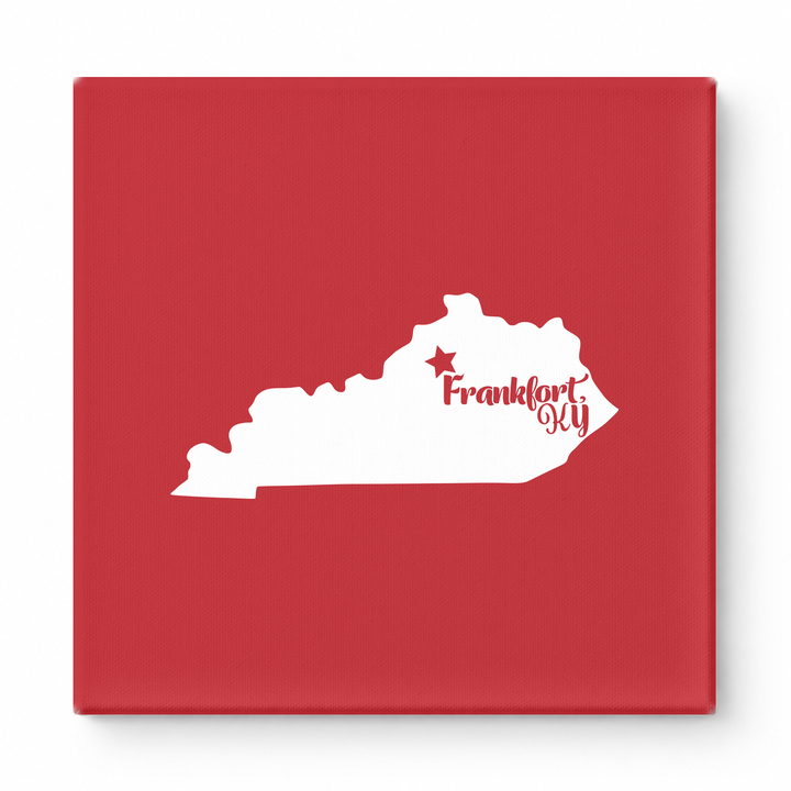 Home Sweet Frankfort — Kentucky State Silhouette