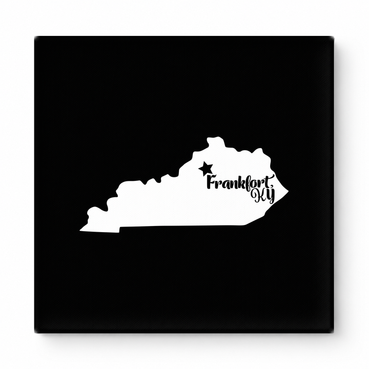 Home Sweet Frankfort — Kentucky State Silhouette
