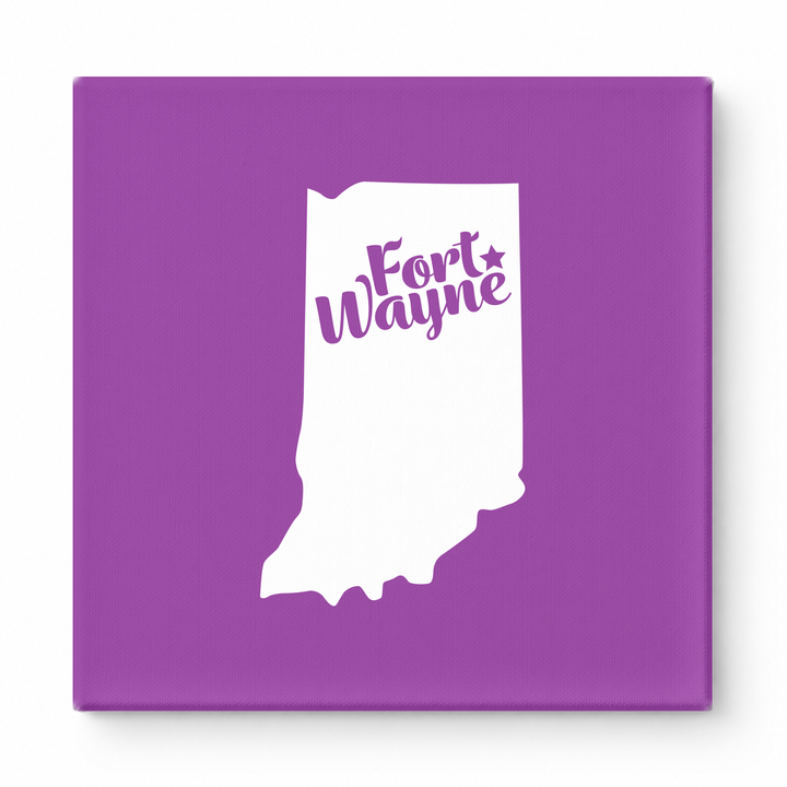 Home Sweet Fort Wayne — Indiana State Silhouette