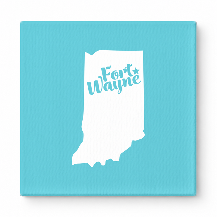 Home Sweet Fort Wayne — Indiana State Silhouette