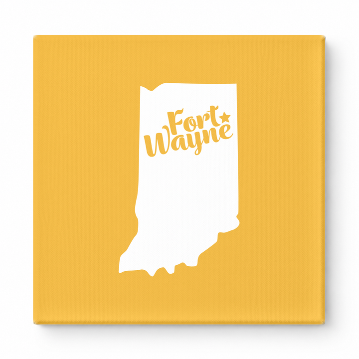 Home Sweet Fort Wayne — Indiana State Silhouette