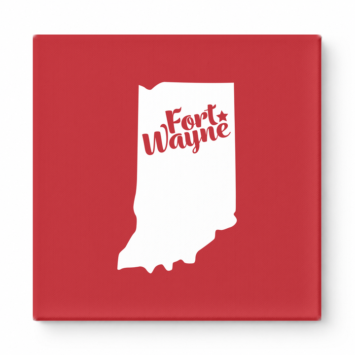 Home Sweet Fort Wayne — Indiana State Silhouette