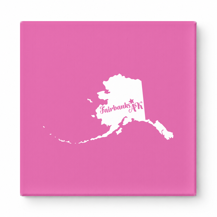 Home Sweet Fairbanks — Alaska State Silhouette