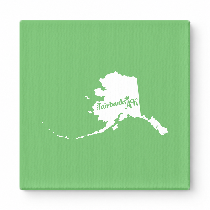 Home Sweet Fairbanks — Alaska State Silhouette