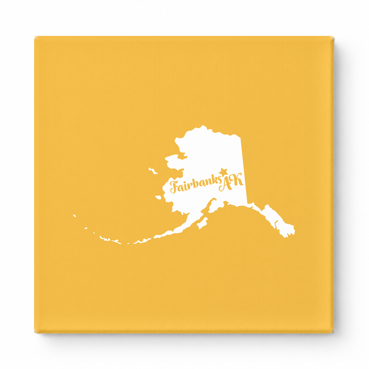 Home Sweet Fairbanks — Alaska State Silhouette