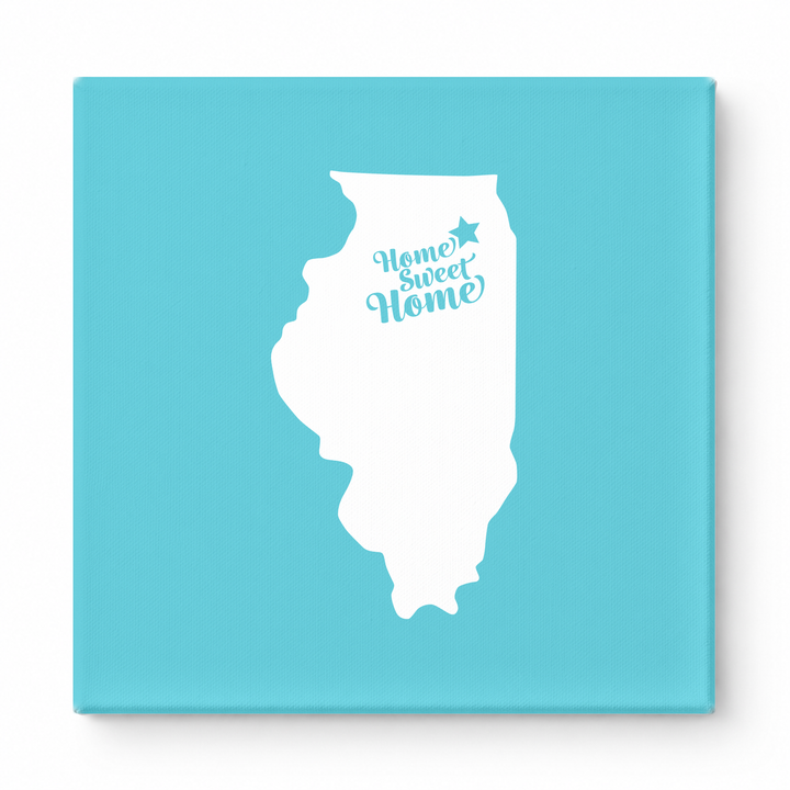Home Sweet Chicago — Illinois State Silhouette